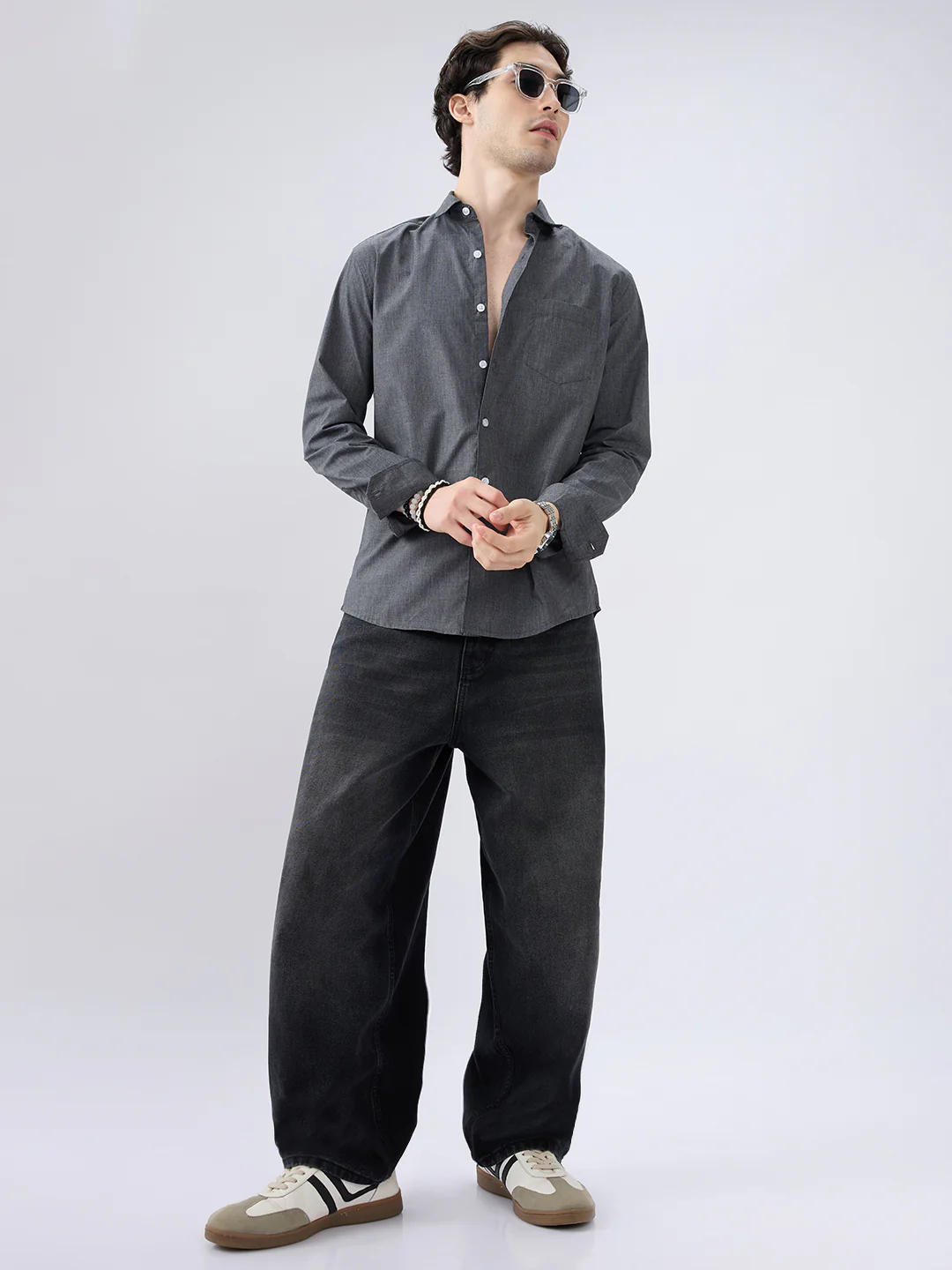 Charcoal Grey Everyday Shirt - Image 8