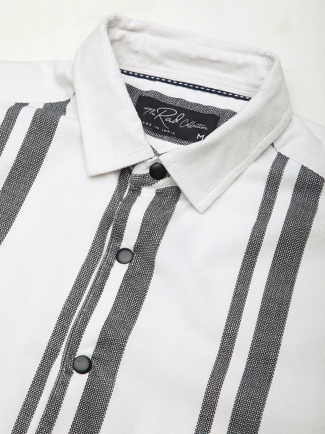 Haute Monochrome Striped Corduroy Shirt - Image 3
