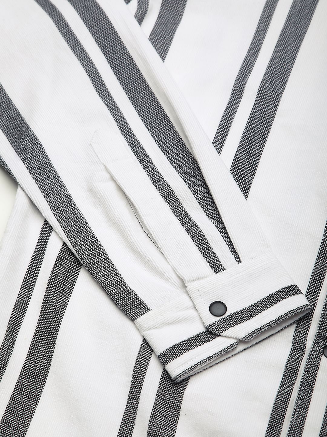 Haute Monochrome Striped Corduroy Shirt - Image 9